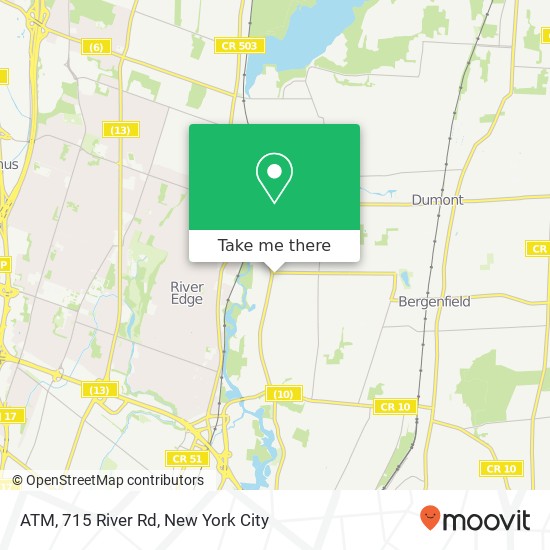 Mapa de ATM, 715 River Rd