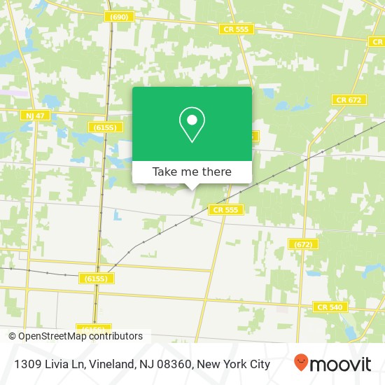 1309 Livia Ln, Vineland, NJ 08360 map