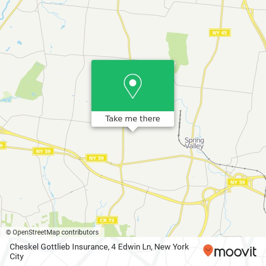 Cheskel Gottlieb Insurance, 4 Edwin Ln map