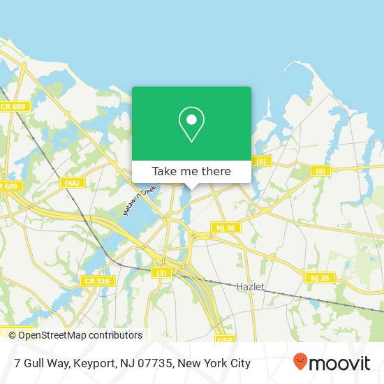 7 Gull Way, Keyport, NJ 07735 map