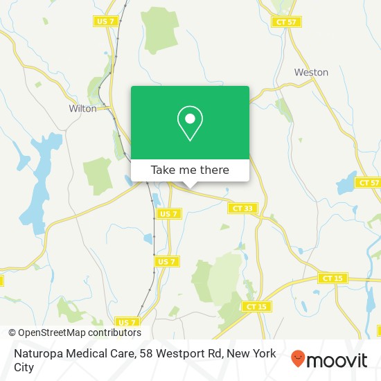 Mapa de Naturopa Medical Care, 58 Westport Rd