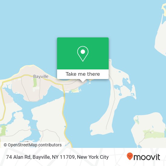 74 Alan Rd, Bayville, NY 11709 map
