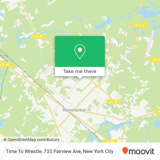 Mapa de Time To Wrestle, 733 Fairview Ave