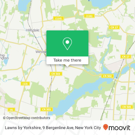 Lawns by Yorkshire, 9 Bergenline Ave map