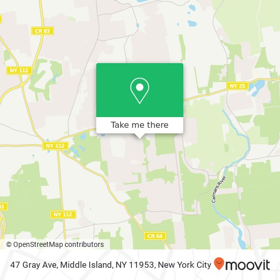 47 Gray Ave, Middle Island, NY 11953 map