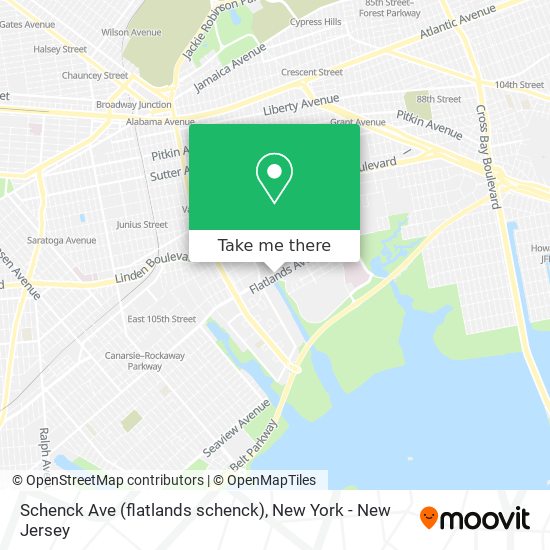 Mapa de Schenck Ave (flatlands schenck)