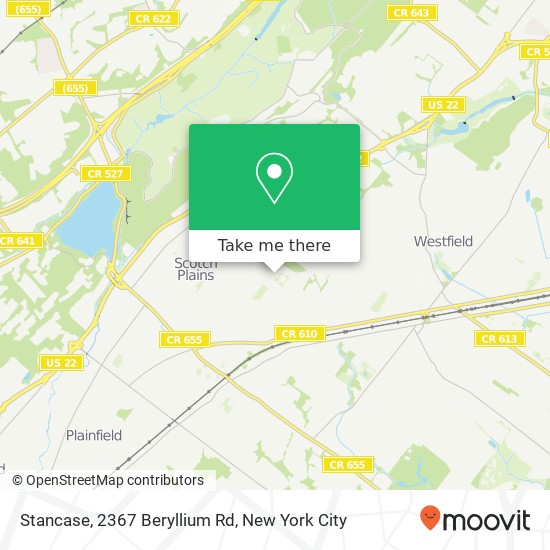 Stancase, 2367 Beryllium Rd map