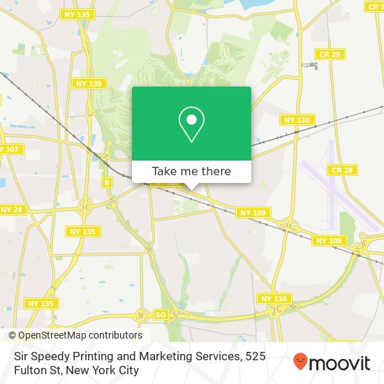 Mapa de Sir Speedy Printing and Marketing Services, 525 Fulton St