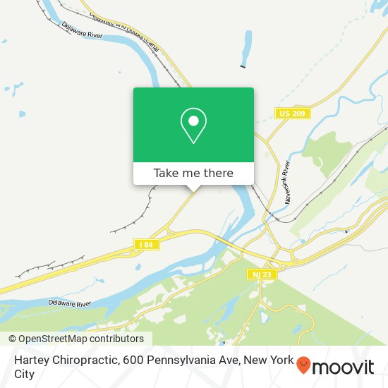 Mapa de Hartey Chiropractic, 600 Pennsylvania Ave