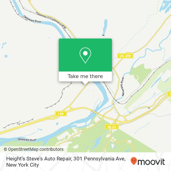 Mapa de Height's Steve's Auto Repair, 301 Pennsylvania Ave