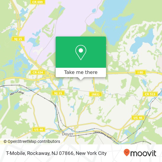 T-Mobile, Rockaway, NJ 07866 map