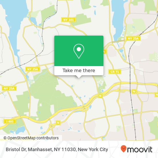 Mapa de Bristol Dr, Manhasset, NY 11030