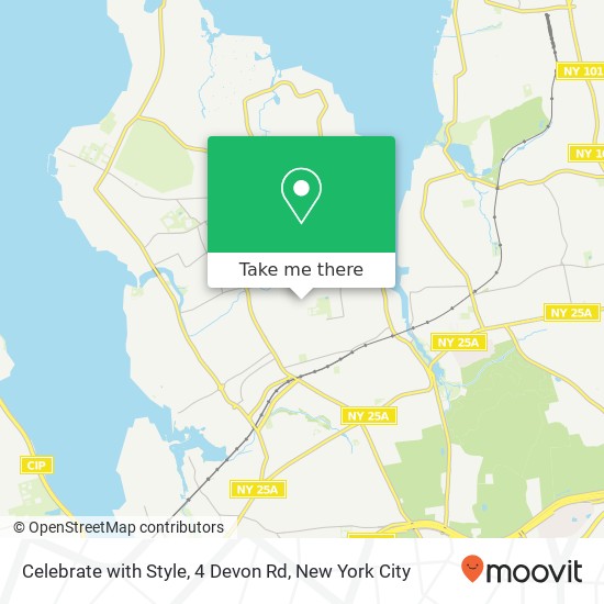 Celebrate with Style, 4 Devon Rd map