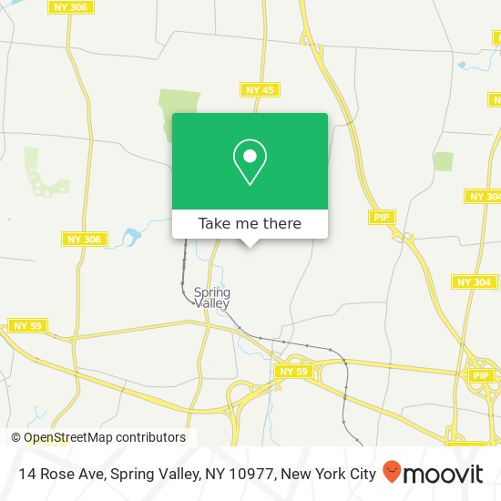 14 Rose Ave, Spring Valley, NY 10977 map