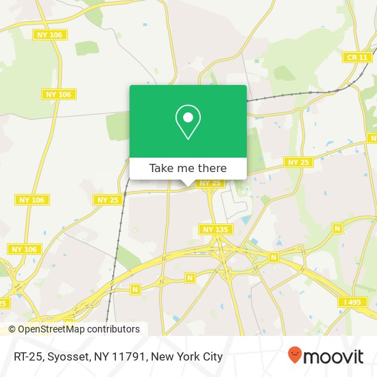 RT-25, Syosset, NY 11791 map