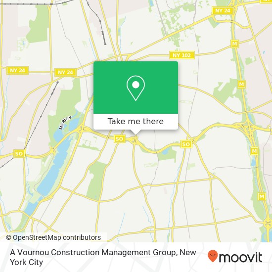 Mapa de A Vournou Construction Management Group