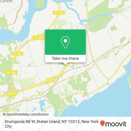 Drumgoole Rd W, Staten Island, NY 10312 map