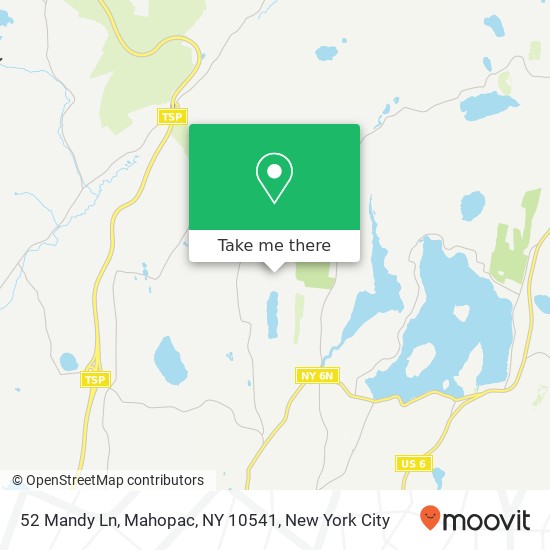 Mapa de 52 Mandy Ln, Mahopac, NY 10541