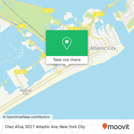 Chez Afua, 3027 Atlantic Ave map