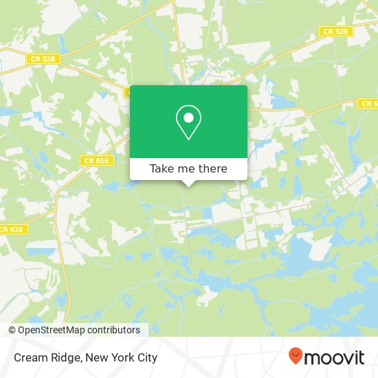 Cream Ridge, 158 Brindletown Rd map