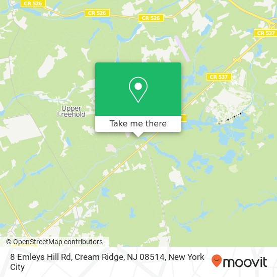 8 Emleys Hill Rd, Cream Ridge, NJ 08514 map