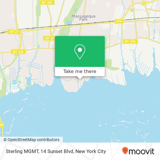 Sterling MGMT, 14 Sunset Blvd map