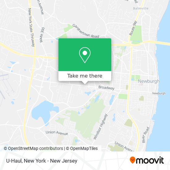 U-Haul map