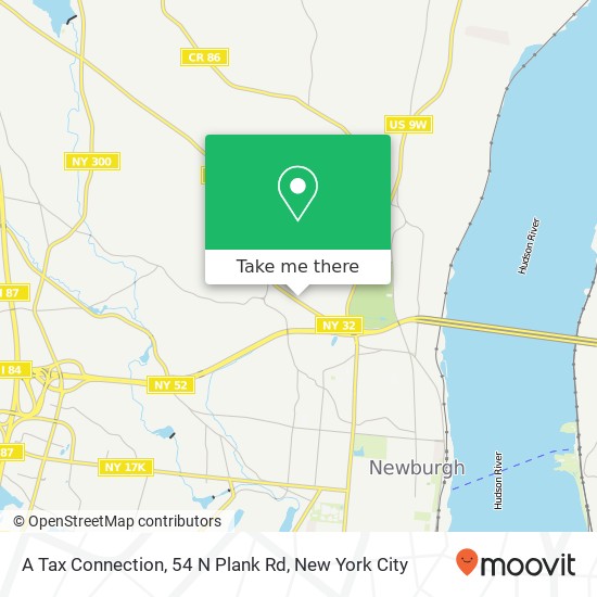 Mapa de A Tax Connection, 54 N Plank Rd