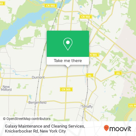 Mapa de Galaxy Maintenance and Cleaning Services, Knickerbocker Rd