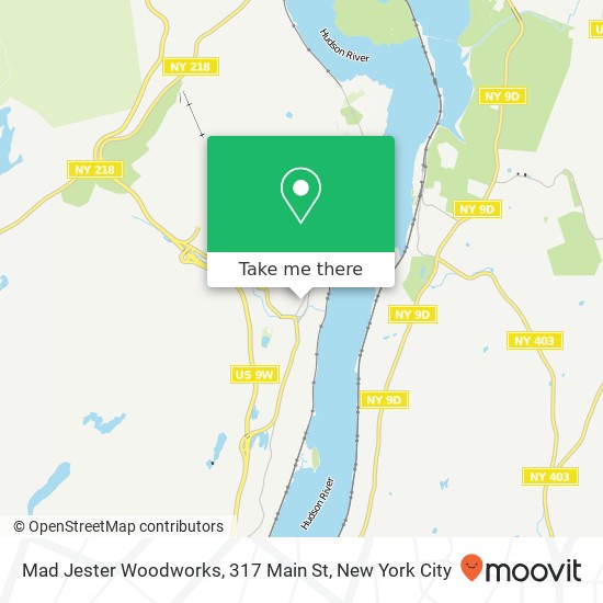 Mapa de Mad Jester Woodworks, 317 Main St