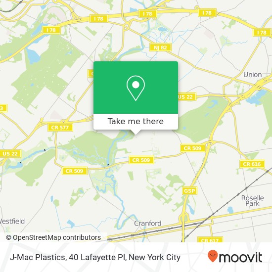 Mapa de J-Mac Plastics, 40 Lafayette Pl