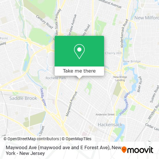 Mapa de Maywood Ave (maywood ave and E Forest Ave)