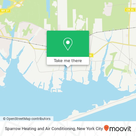 Sparrow Heating and Air Conditioning map