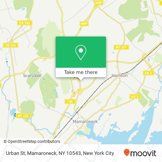 Urban St, Mamaroneck, NY 10543 map