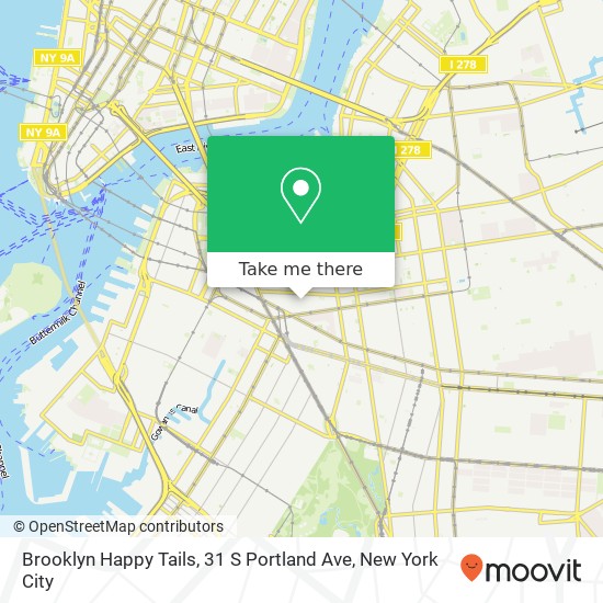 Brooklyn Happy Tails, 31 S Portland Ave map
