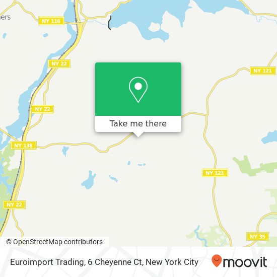 Mapa de Euroimport Trading, 6 Cheyenne Ct