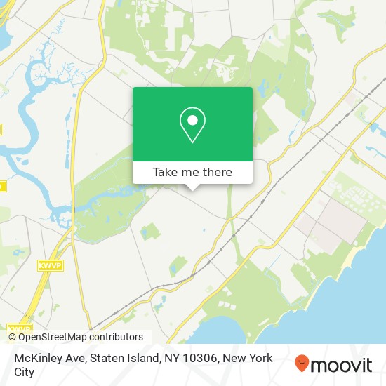 McKinley Ave, Staten Island, NY 10306 map