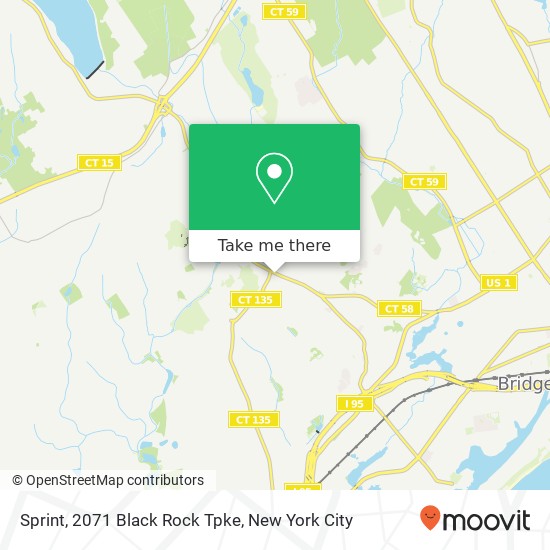 Mapa de Sprint, 2071 Black Rock Tpke