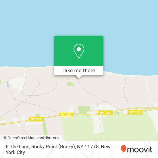 6 The Lane, Rocky Point (Rocky), NY 11778 map