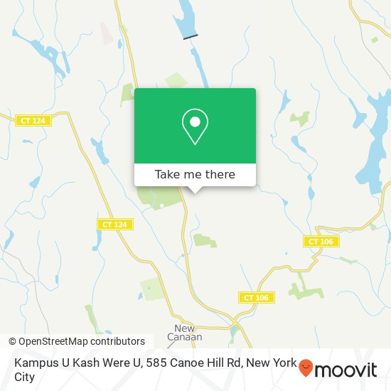 Mapa de Kampus U Kash Were U, 585 Canoe Hill Rd