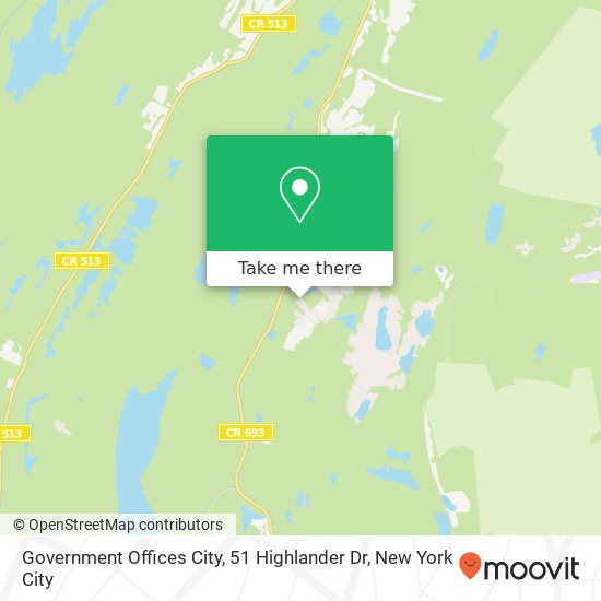 Mapa de Government Offices City, 51 Highlander Dr