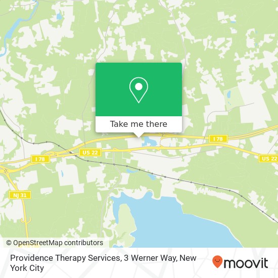Mapa de Providence Therapy Services, 3 Werner Way