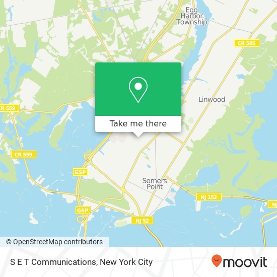S E T Communications map