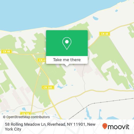 58 Rolling Meadow Ln, Riverhead, NY 11901 map