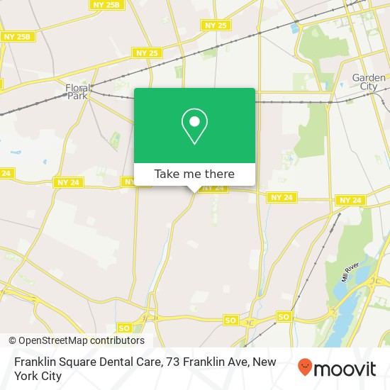 Franklin Square Dental Care, 73 Franklin Ave map
