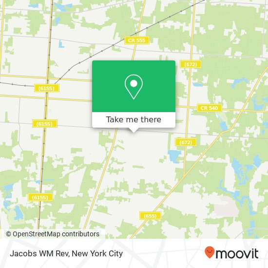 Jacobs WM Rev, 562 Holmes Ave map