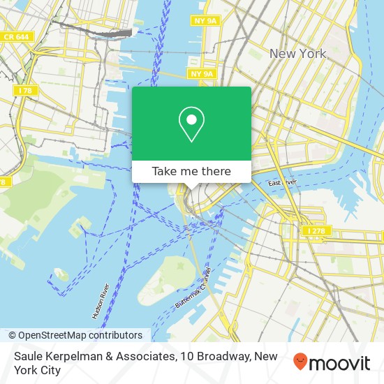 Saule Kerpelman & Associates, 10 Broadway map