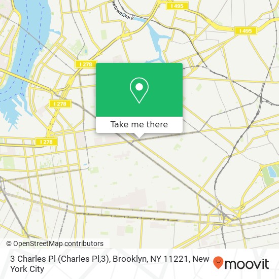 3 Charles Pl (Charles Pl,3), Brooklyn, NY 11221 map