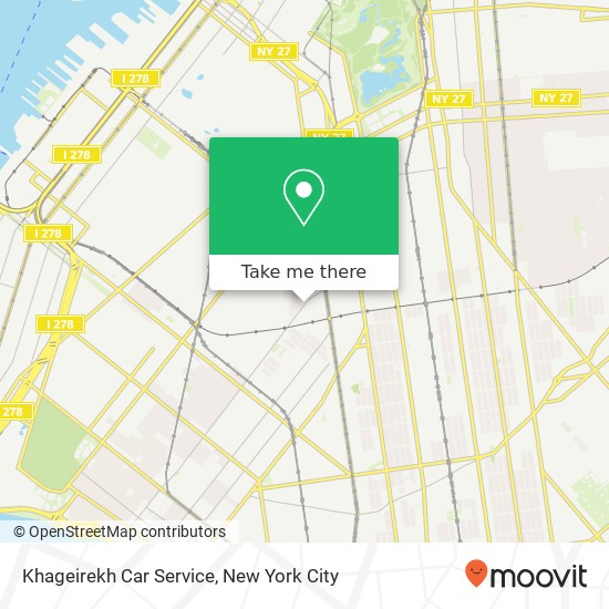 Mapa de Khageirekh Car Service