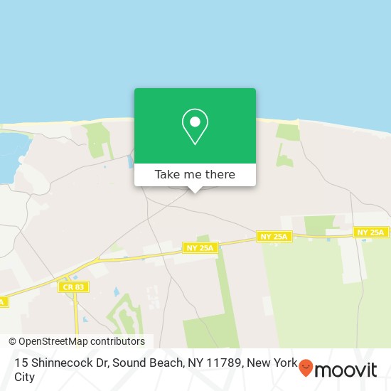 15 Shinnecock Dr, Sound Beach, NY 11789 map